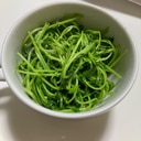 豆苗の青菜炒め♪